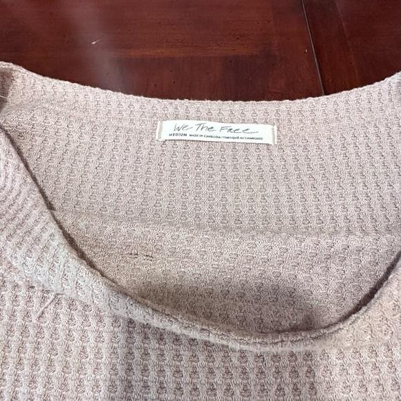 FREE PEOPLE NORTH SHORE THERMAL TOP SIZE MEDIUM - Picture 7 of 12